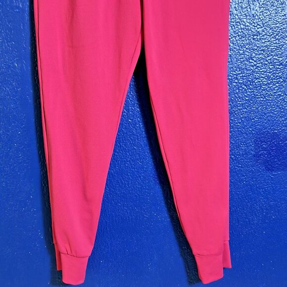 NVGTN Joggers Sz M Ruby Red Women’s Drawstring Tapered High Rise Sporty Gym - Picture 5 of 9